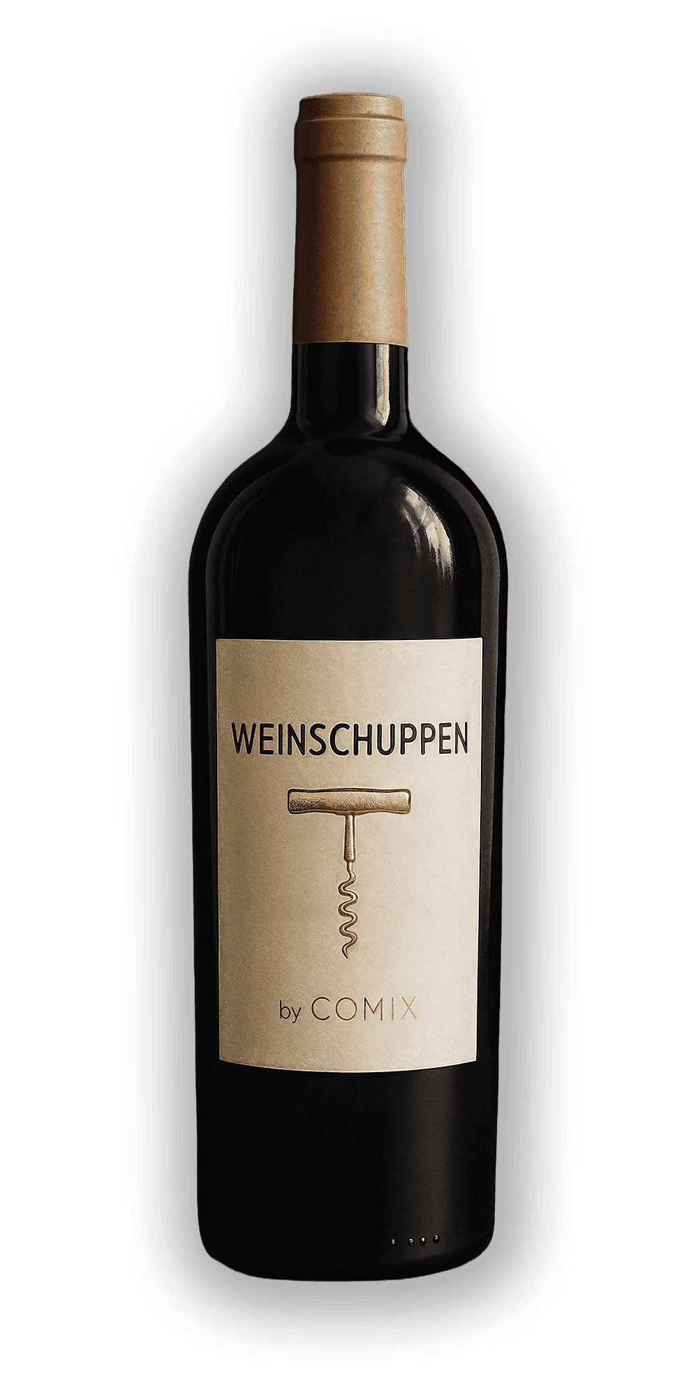 Weinschuppen by COMIX - Flasche mit Etikett